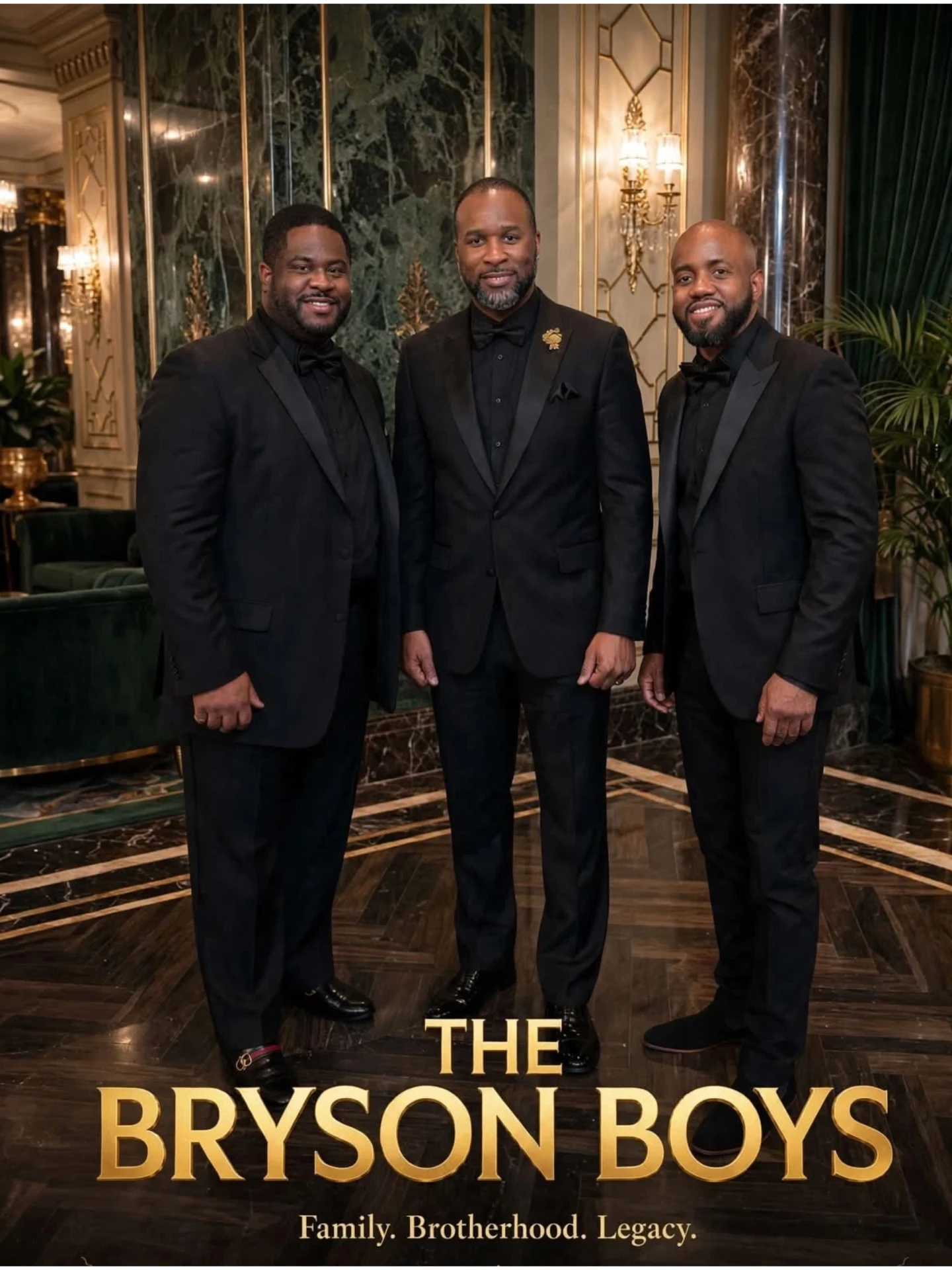 Jermaine, Travien and Damon Bryson together